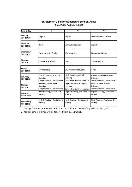 picture1_Pdf Printable Periodic Table 195380 | Time Table For Periodic Ii Class Iii To V 320760274