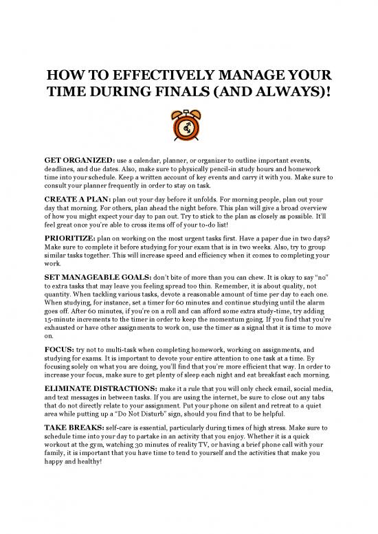 picture Study Schedule Pdf 193849 | Timemanagetips