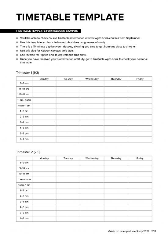 picture_Timetable Template