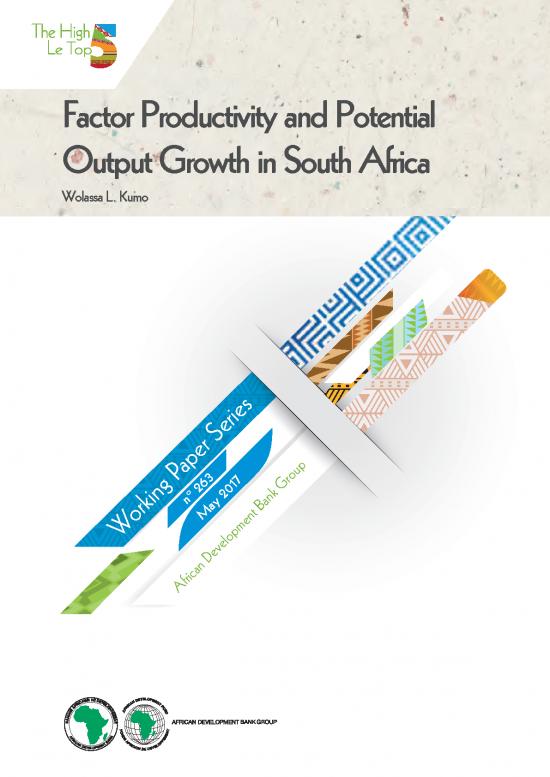 picture_Measure Pdf Online 193313 | Wps No 263 Trends In Factor Productivity Efficiency And Potential Output Growth In South Africa Za