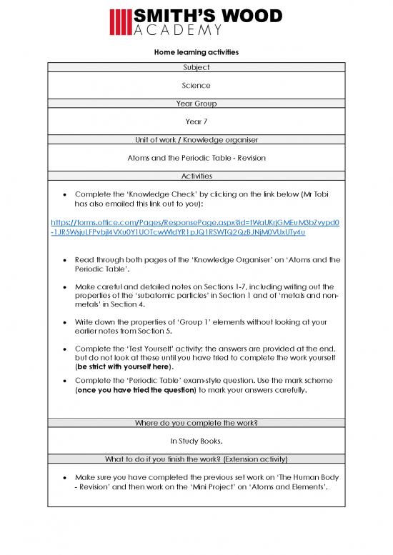picture1_Pdf Printable Periodic Table 195351 | Year7sciencehomelearning Cycle11