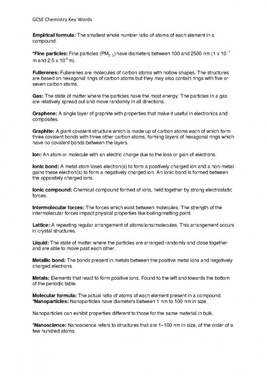 Pdf Printable Periodic Table 195511 | Chemistry Gcse Key Words