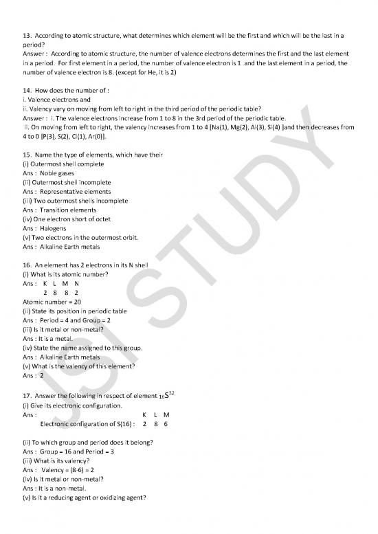 Pdf Printable Periodic Table 195029 Periodic Table Exercise Intext 1