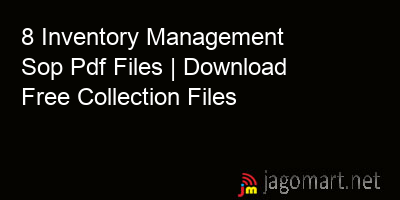 picture 8 Inventory Management Sop Pdf Files | Download Free Collection Files