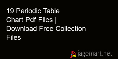 picture 19 Periodic Table Chart Pdf Files | Download Free Collection Files