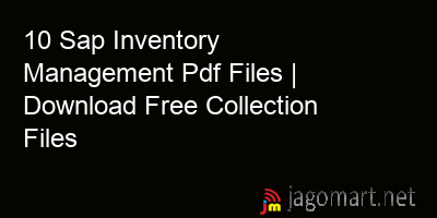 picture 10 Sap Inventory Management Pdf Files | Download Free Collection Files