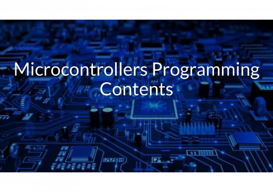 picture1_Programming Techniques Pdf 197449 | 1240 Microcontroller Progrmmingcontents