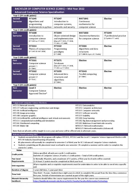 picture Computer Science Thesis Pdf 198001 | 2022 C2001 July Intake Course Maps