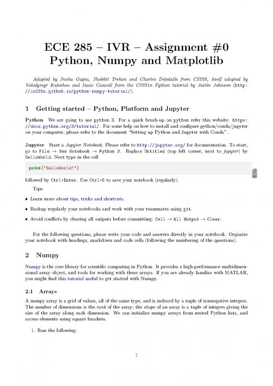 picture Python Assignment Pdf 196959 | Assignment0