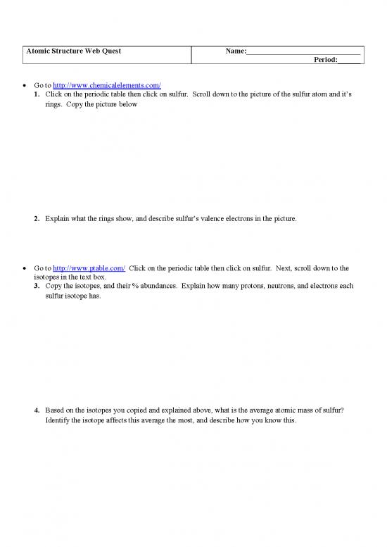 picture Pdf Printable Periodic Table 196014 | Atomicstructurewebquest