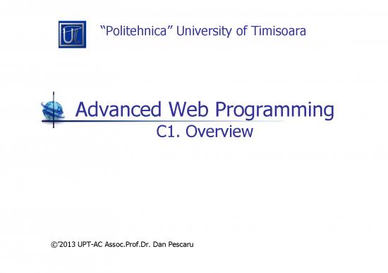 picture Advanced Web Programming Pdf 196463 | Awp C1