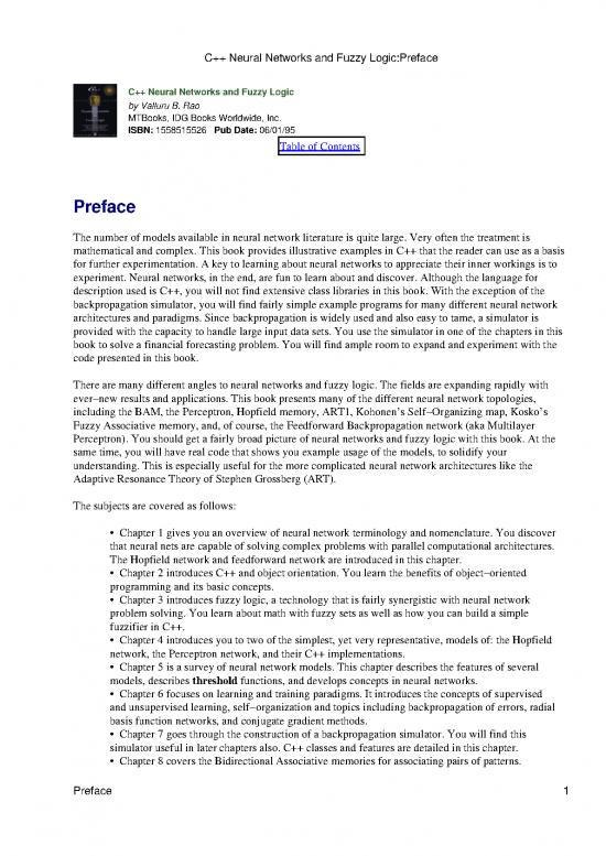 picture_Experiment Pdf 196140 | C   Neural Networks And Fuzzy Logic