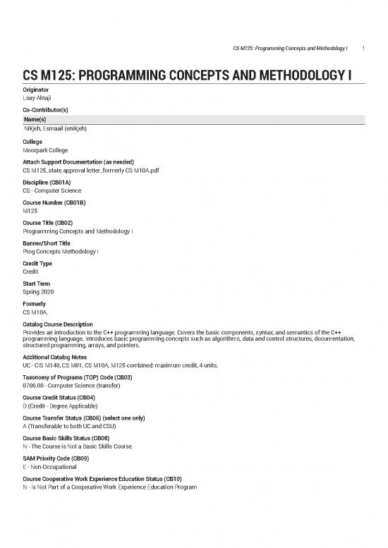 picture Computer Science Thesis Pdf 198004 | Cs M125 Programming Concepts And Methodology I