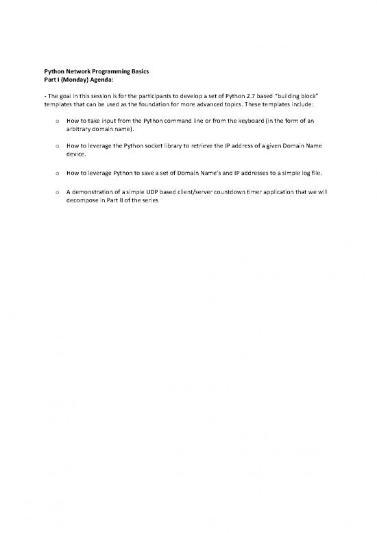 picture1_Python Network Programming Pdf 196976 | Devnet 1040 Agenda