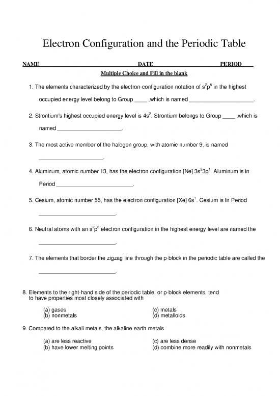 picture1_Periodic Table Of Elements Printable Pdf 197286 | Electron Config & The Pt