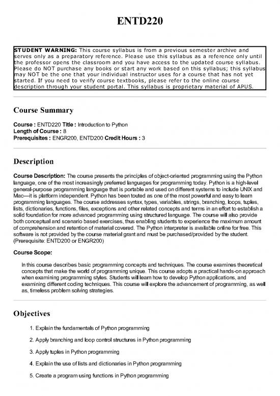 picture_Python Object Oriented Programming Pdf 196826 | Entd220