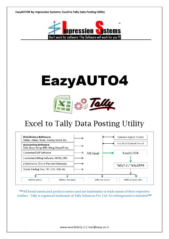 picture_Excel To Tally Data Posting Utility