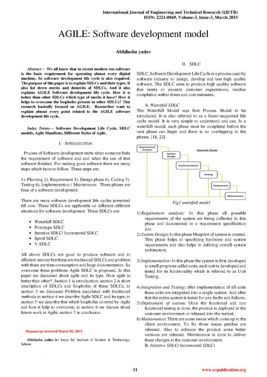 picture1_Agile Software Development Life Cycle Pdf 197551 | Ijetr031503