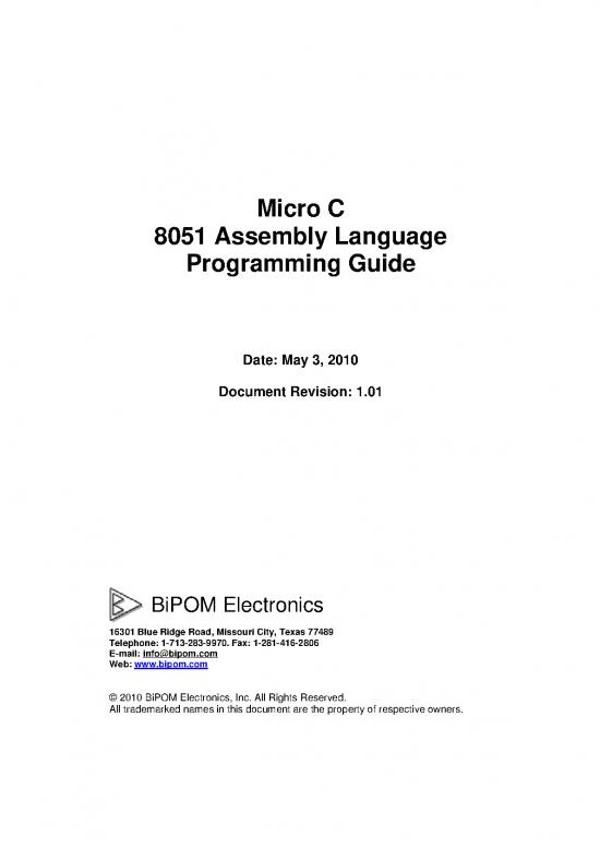 picture1_Micro C 8051 Asssembly Language Programming Guide