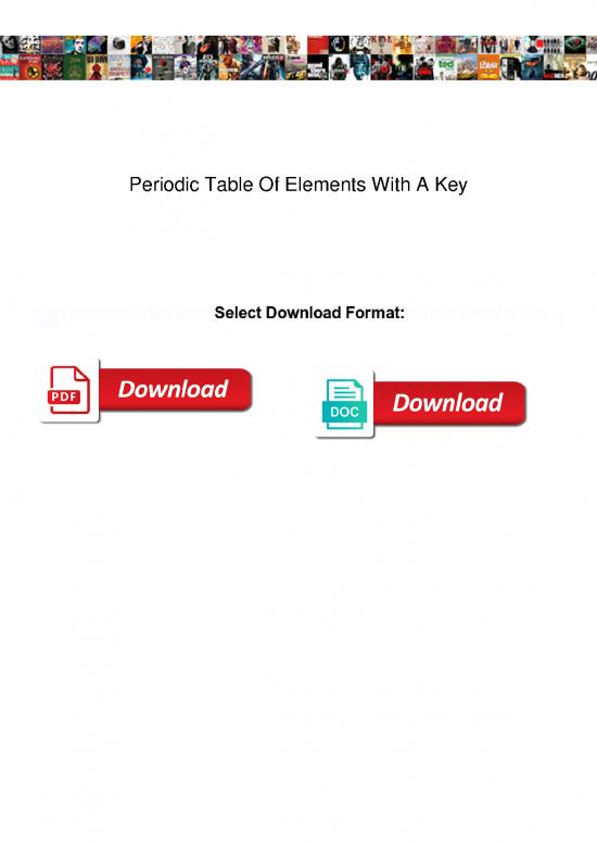 picture_Periodic Trends Pdf 197252 | Periodic Table Of Elements With A Key