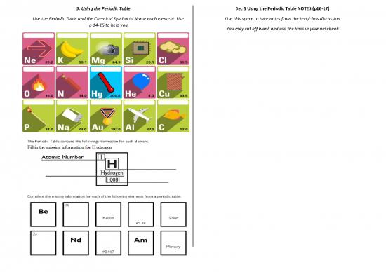 picture Pdf Printable Periodic Table 195846 | Sec 5 Using The Periodic Table Of Elements