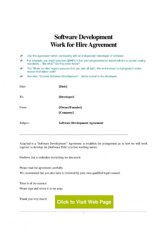 picture Software Development Agreement Pdf 196923 | Software Development Work For Hire