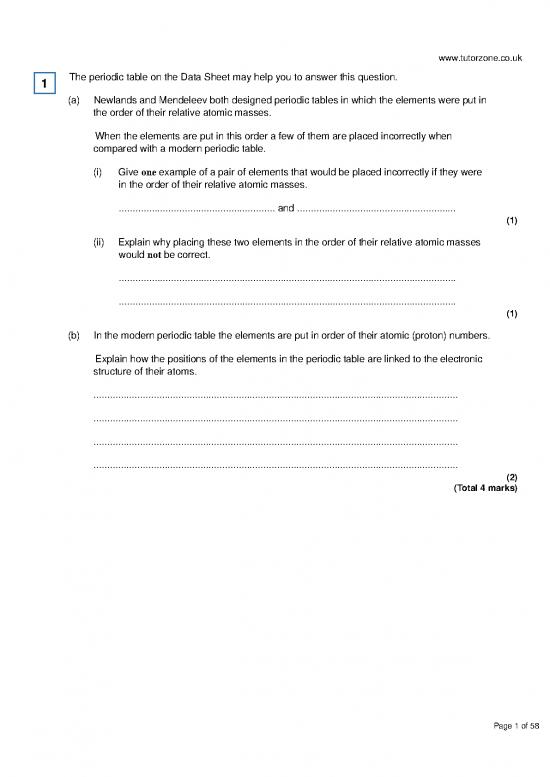 picture Best Periodic Table Pdf 197254 | The Periodic Table 2 Qp