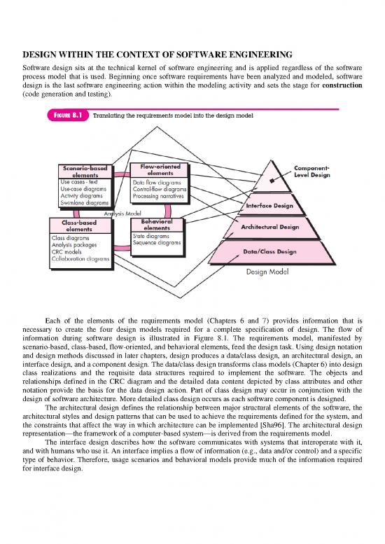 picture_Architectural Design In Software Engineering Pdf 196106 | Unit Iii1