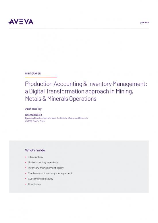 picture Case Study Pdf 196859 | Whitepaper Aveva Productionaccountingandinventorymanagement 07 20