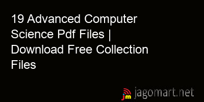 picture 19 Advanced Computer Science Pdf Files | Download Free Collection Files