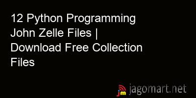 picture 12 Python Programming John Zelle Files | Download Free Collection Files