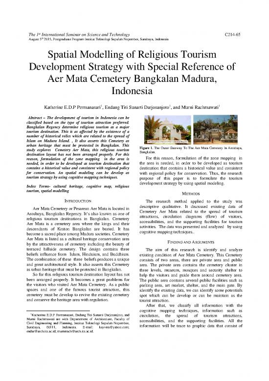 picture1_Tourism Pdf 200002 | 169723 En Spatial Modelling Of Religious Tourism D