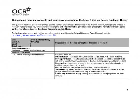 picture_Career Pdf 199590 | 78173 Guidance On Theories Concepts And Sources Of Research For The Level 6 Unit On Career Guidance Theory