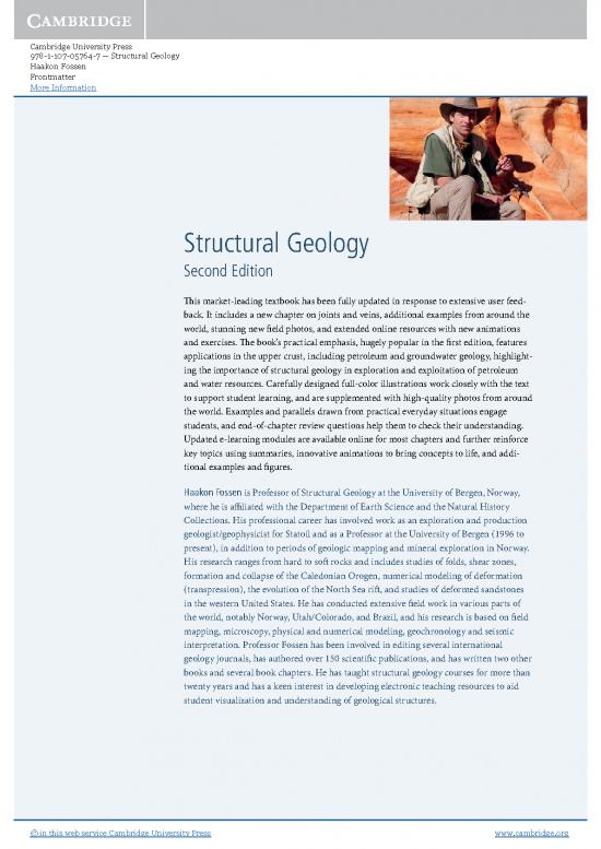 picture Geology Pdf 200565 | 9781107057647 Frontmatter