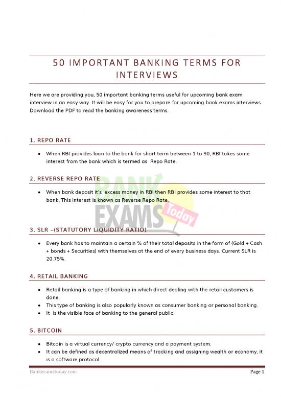 picture_Banking Interview Terms