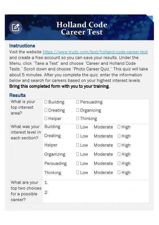 picture Career Pdf 198959 | Career Test Intructions