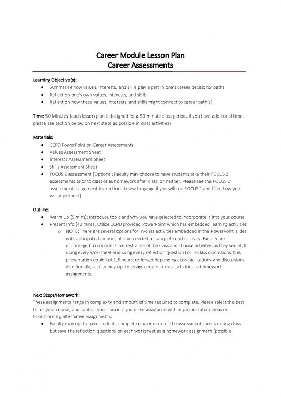 picture_Career Pdf 199787 | Ccpd Career Assessment Lesson Plan