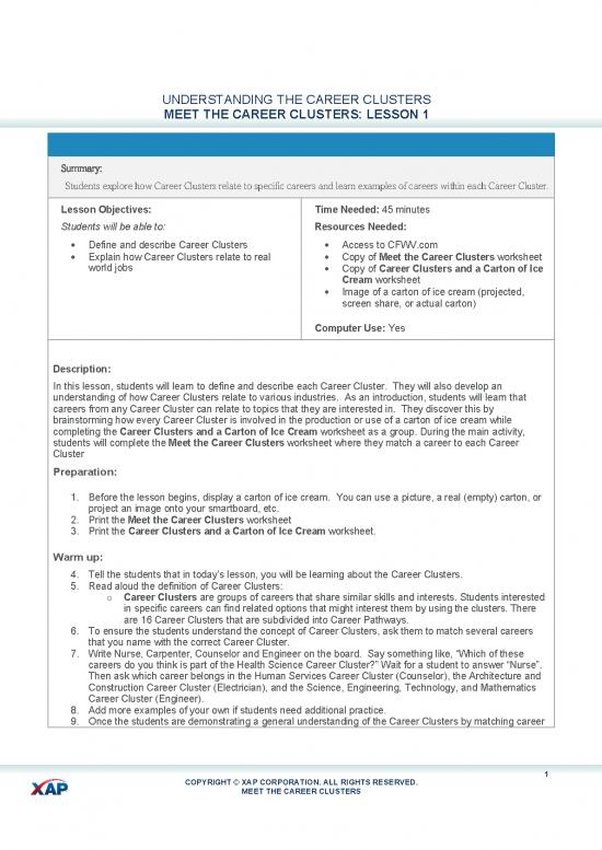 picture_Career Pdf 199300 | Cfwv Career Cluster Lessons