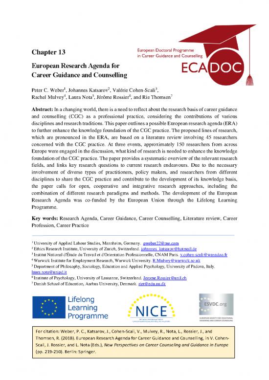 picture_Career Pdf 199500 | Chapter 13 European Research Agenda