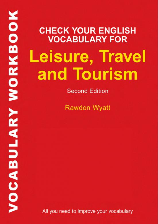 picture Tourism Pdf 200158 | Check Your English Vocabulary For Leisure Travel And Tourism 1