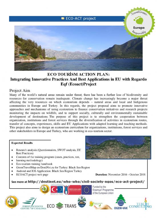 picture Ecotourism Pdf 199864 | Eco  Act Flyer Berlin Docx