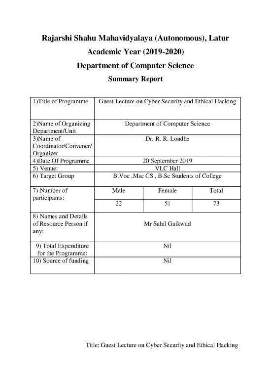picture Hacking With Python Pdf 198268 | Guest Lecture On Cyber Security