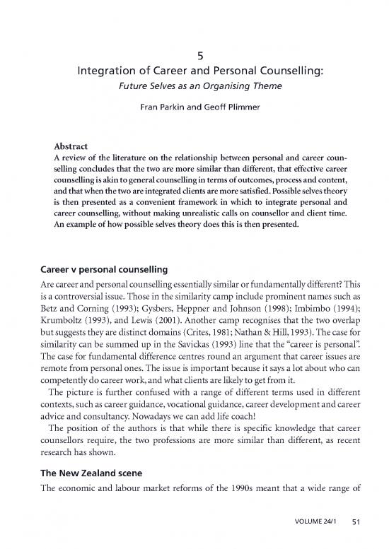 picture Career Pdf 198713 | Integration Of Career And Personal Counselling