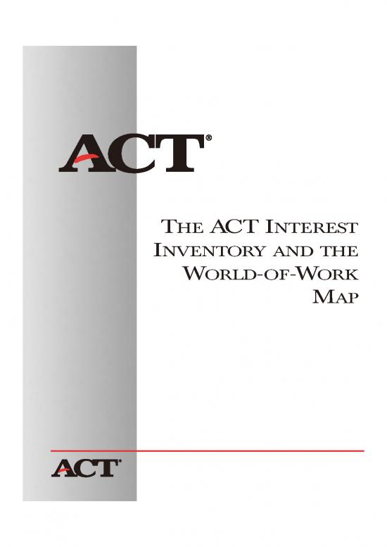picture Career Pdf 199213 | Interest Inventory