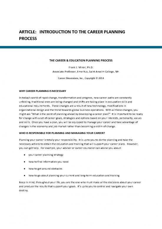 picture1_Career Pdf 198715 | Introduction To The Career Planning Process