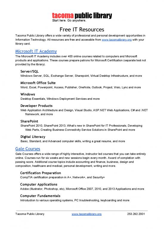 picture1_Certification Pdf 198339 | It Resources At Tacoma Public Library
