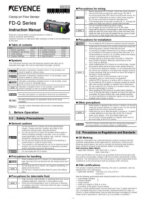 picture1_Keyence Fd Q Series Flow Sensor
