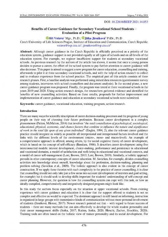 picture Career Pdf 199090 | Latvia Reep 2021 Proceedings No14 Online 476 483