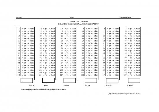 picture_Holland Theory Pdf 198691 | Lembar Jawaban John Holand Test