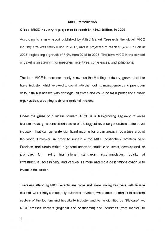 picture Tourism Pdf 200444 | Mice Assessment